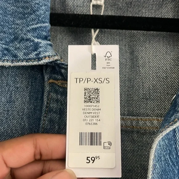 Dynamite Jean vest - Picture 2 of 3